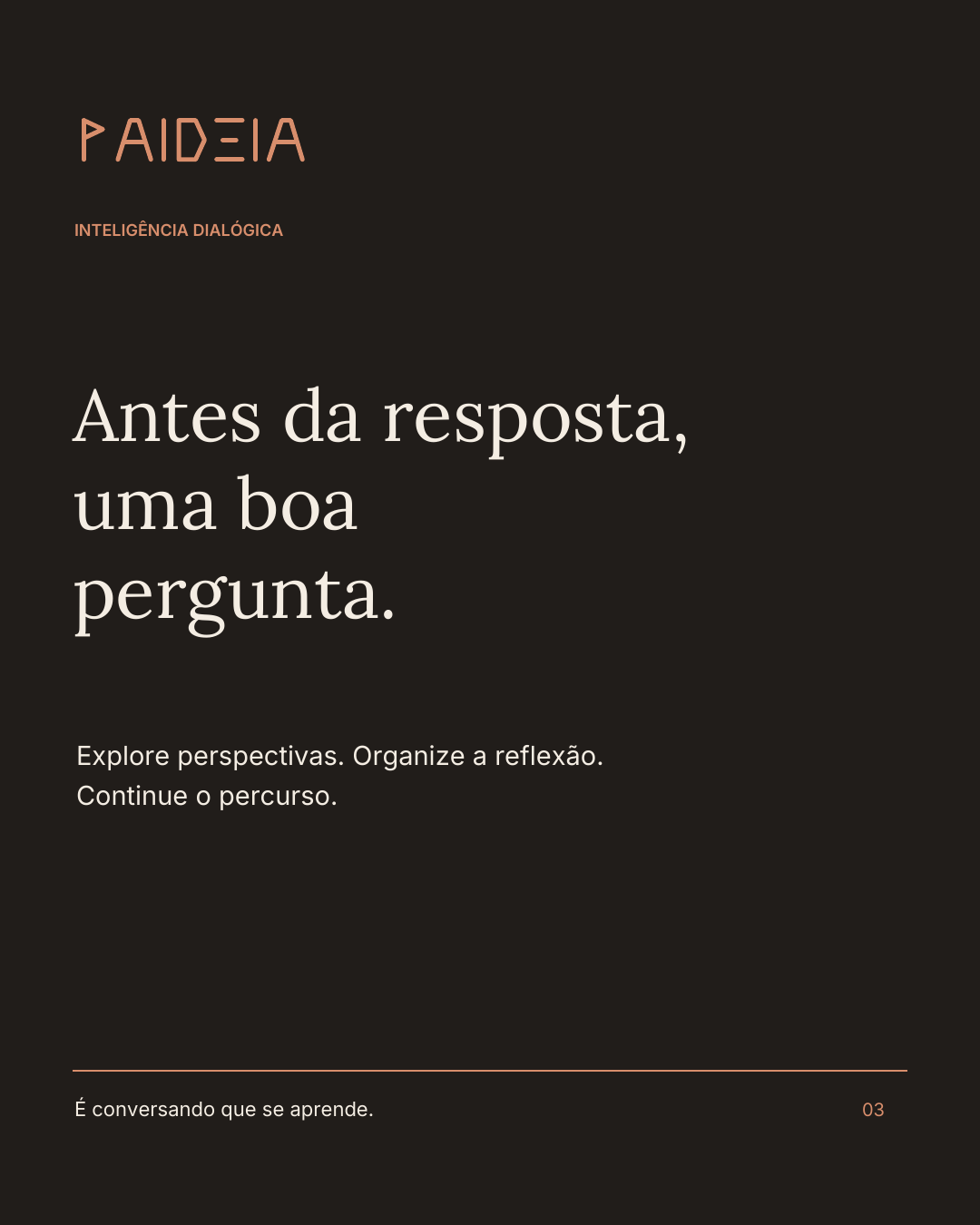 Peça 3 do carrossel A prática abre perguntas
