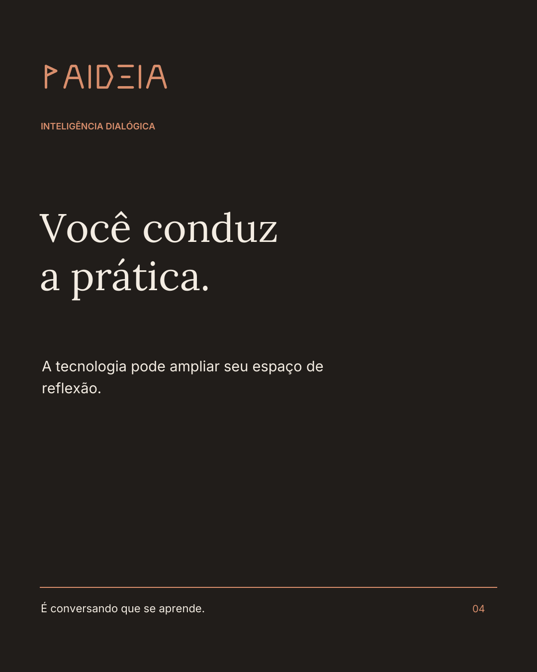 Peça 4 do carrossel A prática abre perguntas